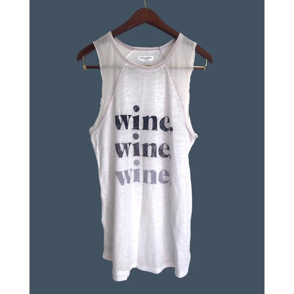 GRAYSON/THREADS WOMEN'S CREW NECK GRAPHIC FRONTLIGHT WEIGHT TANK TOP SIZE LARGE - Picture 1 of 5